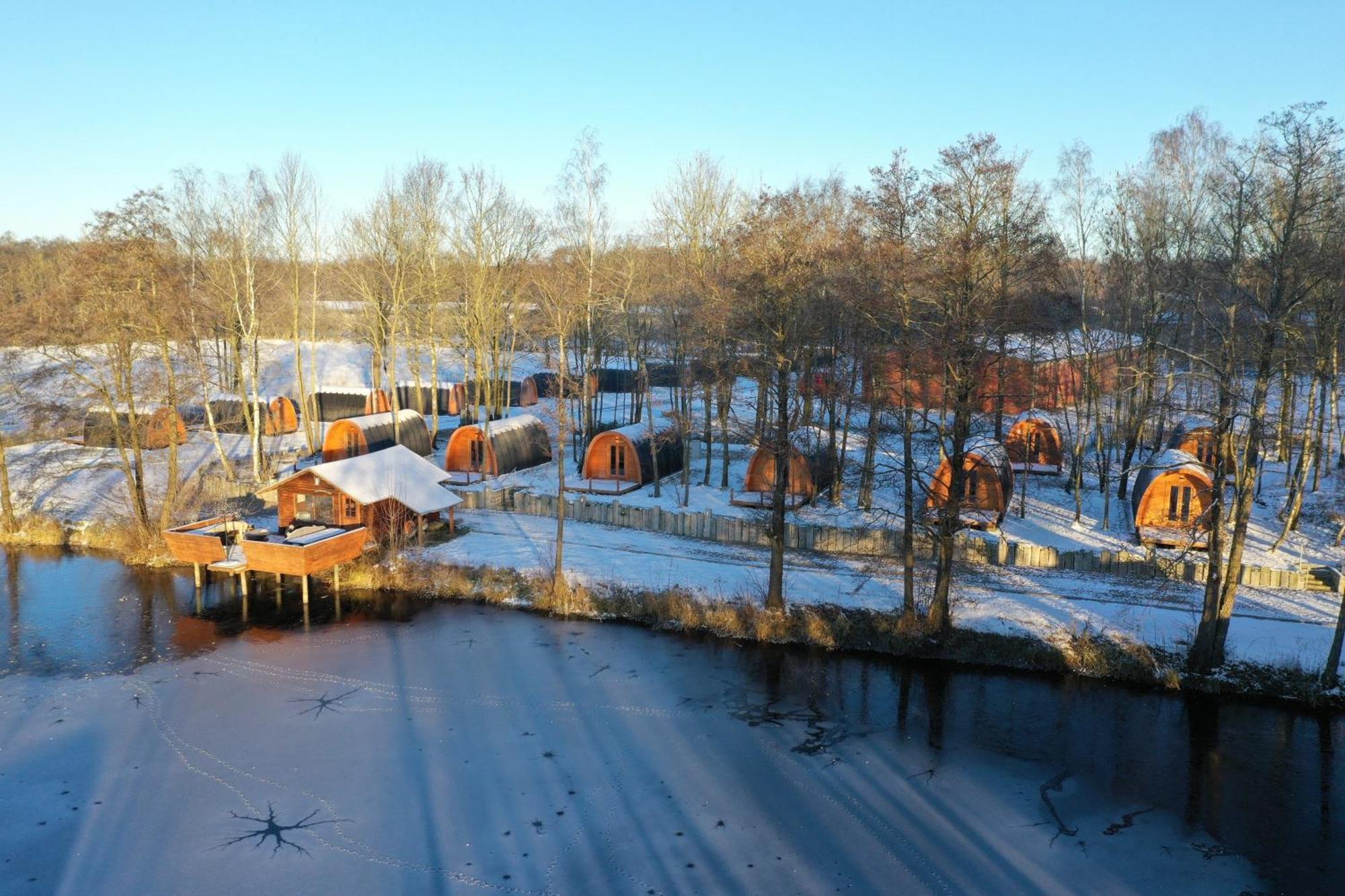 27 Premium Camping Pod "Amrum" Silberstedt Buitenkant foto