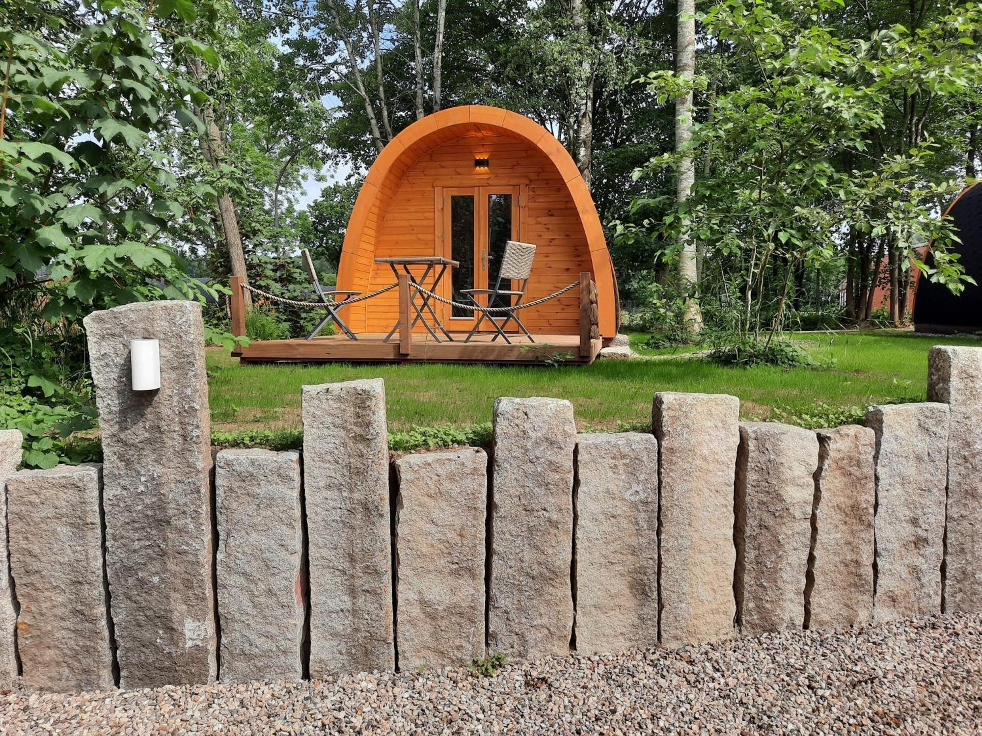27 Premium Camping Pod "Amrum" Silberstedt Buitenkant foto